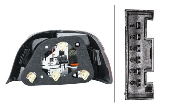Combination Tail Light 2VP 008 272-211 Hella, Image 3