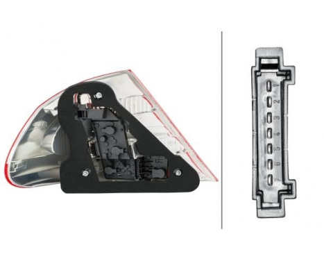 Combination Tail Light 2VP 008 326-061 Hella, Image 3