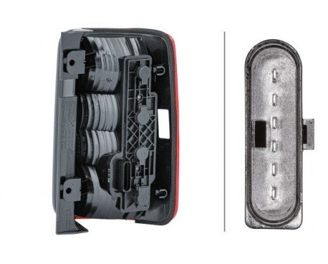 Combination Tail Light 2VP 354 999-031 Hella, Image 3