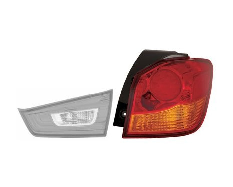 Combination Tail Light 3201932 Van Wezel
