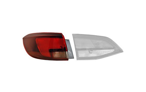 Combination Tail Light 3811931 Van Wezel