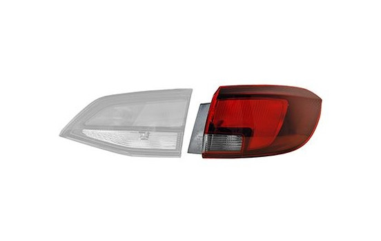 Combination Tail Light 3811932 Van Wezel