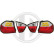 Combination Tail Light Set HD Tuning 1216895 Diederichs, Thumbnail 2