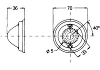 Rear light 2SA 997 022-001 Hella