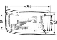Rear light 2SB 005 603-137 Hella