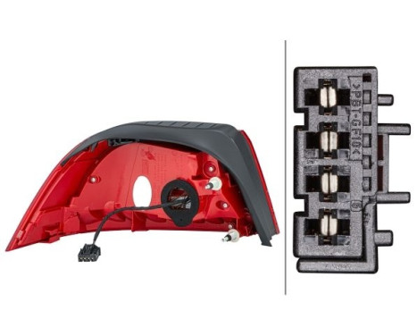 Rear light 2SD 010 697-141 Hella, Image 2