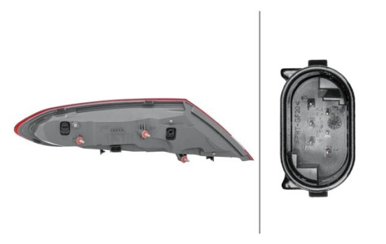 Rear light 2SD 011 786-261 Hella, Image 2