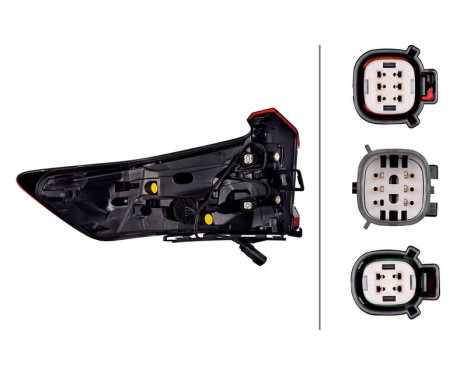Rear light 2SK 015 561-121 Hella, Image 2