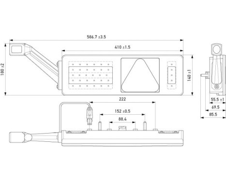 Rear light 2VP 340 970-037 Hella, Image 2