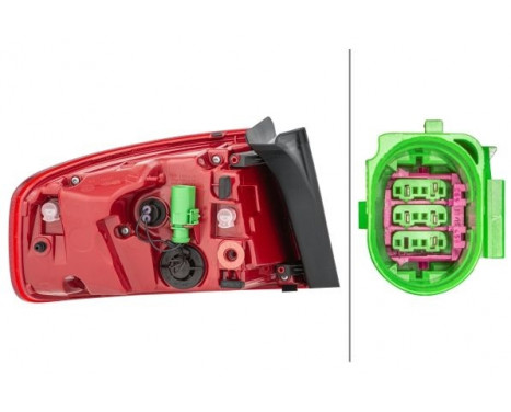 Rear light Audi A4 (8K2/B8) 11-rebui led 2SK 010 916-101 Hella, Image 2