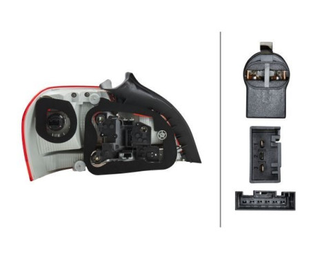 Rear light BMW 1 coupe (E82) 03/11- re led 2VP 010 756-221 Hella