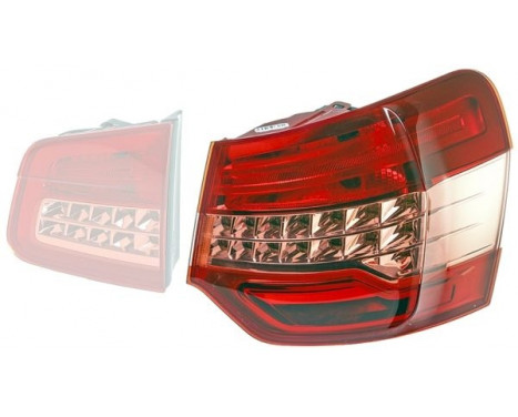 Rear light Citroen C5 III 08-10 rebui mist 2SD 354 822-021 Hella