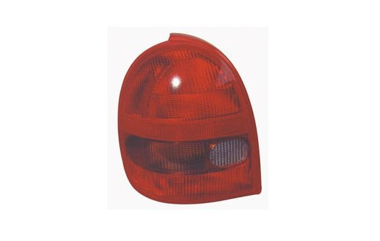 Rear light left 3 DOORS + lamp holder (red) 3776921 Van Wezel