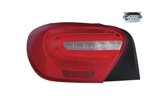 Rear light left 3019925 Van Wezel