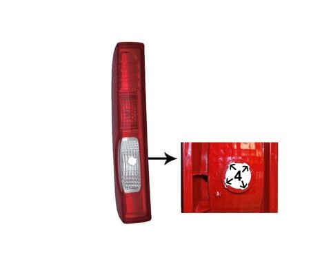 Rear light left 4395931 Van Wezel, Image 2