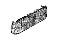 Rear light left BOARD BLACK 3710921 Van Wezel