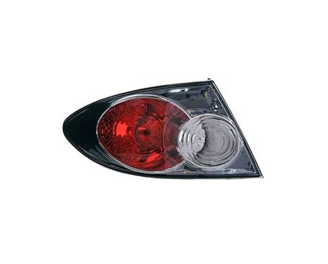 Rear light left outside from model year 2006+ 4.5-door Dark Gray 2755935 Van Wezel