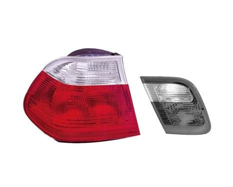 Rear light left outside up to model year 2002 SEDAN WHITE 0646935 Van Wezel, Image 4