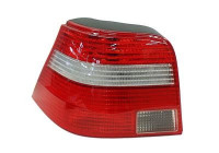 Rear light left TURN LIGHT WHITE without bulb holder 5888937 Van Wezel