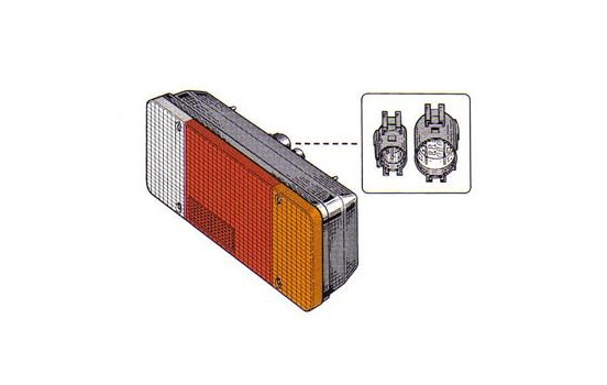 Rear light right Chassis-Cab 1650926 Van Wezel