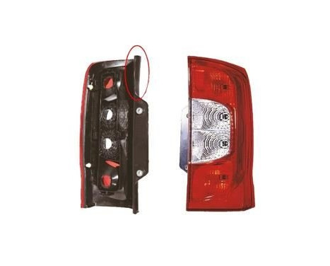 Rear light right flap 1748934 Van Wezel, Image 2