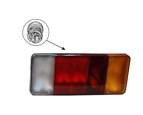 Rear light right from year 2000 Chassis-Cab 2813926 Van Wezel, Image 2