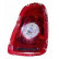 Rear light right White indicator 0506934 Van Wezel, Thumbnail 2