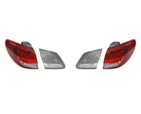 Rear light set