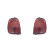 Rear light set