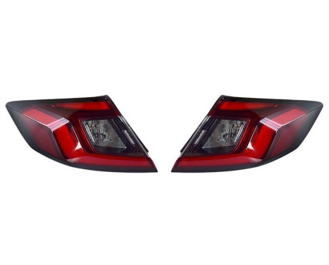 Rear light set