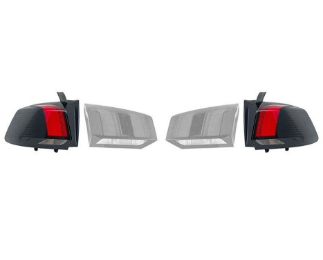Rear light set