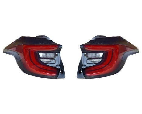 Rear light set