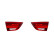 Rear light set