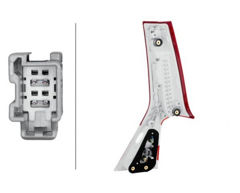 Rear light Volvo V70 III (bw) 2007- li led 2TZ 011 528-031 Hella, Image 2