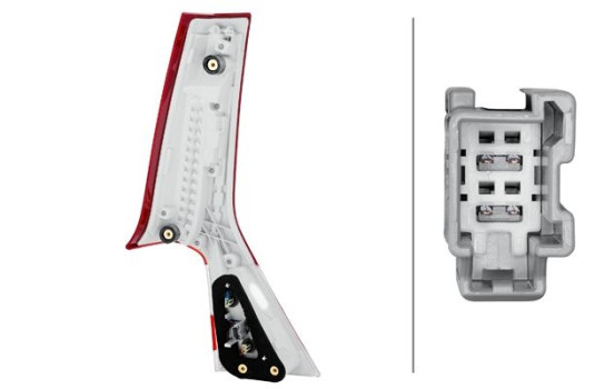 Rear light Volvo V70 III (bw) 2007- re led 2TZ 011 528-041 Hella, Image 2