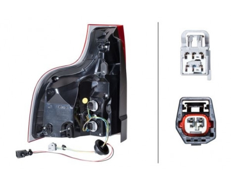 Rear light Volvo XC90 02- li 2SK 011 065-031 Hella, Image 2