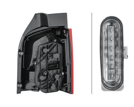 Rear light VW T5/Multiv 03- left rear 2SK 010 318-091 Hella, Image 2