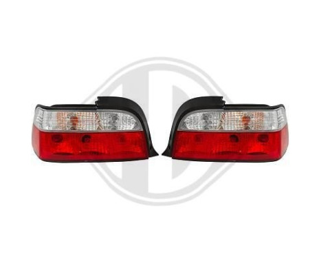 Rear lights BMW 3-Series E36 Coupe 1 / 92-4 / 99 Red / Clear 1213895 Diederichs, Image 2