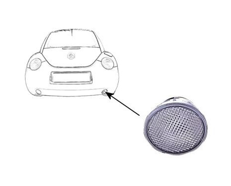 Reversing light on the right 5803940 Van Wezel