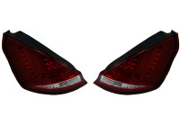 Set LED Tail Lights Ford Fiesta VII 3/5-door 2008-2012 - Red / Clear DL FOR36LR AutoStyle