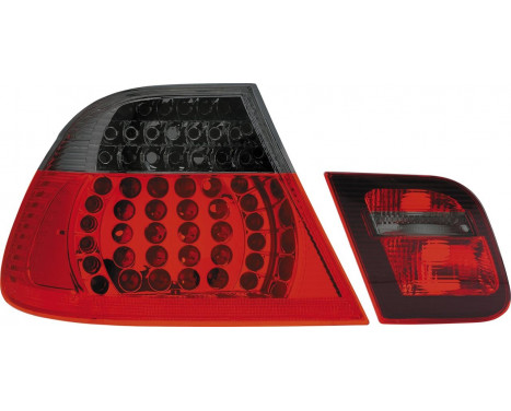 Set LED Taillights suitable for BMW 3-Series E46 Sedan 1998-2001 - Red/Smoke DL BMR26S AutoStyle, Image 2
