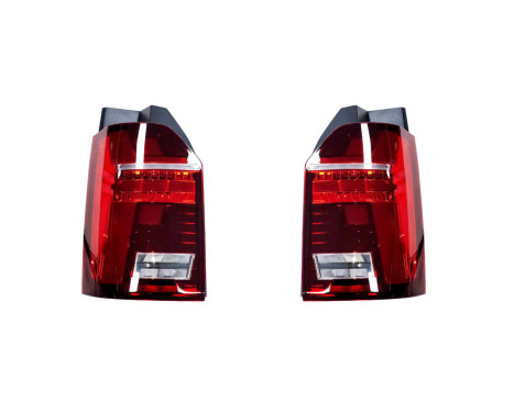 Set LED Taillights suitable for Volkswagen Transporter T6 2015-2020 (with tailgate) - Red/Smoke DL VWR28LRSD AutoStyle