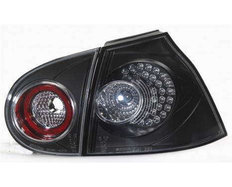 Set LED Taillights Volkswagen Golf V 2003-2008 excl. Variant - Black DL VWR48LB AutoStyle, Image 2