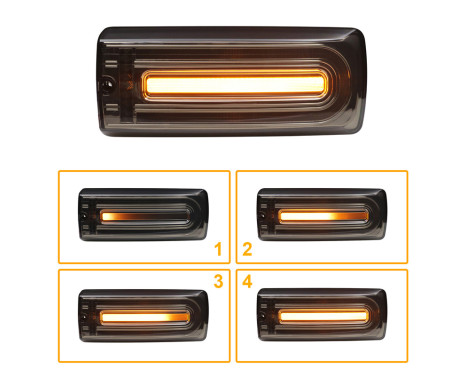 Set of LED Taillights suitable for Mercedes G-Class W463 G500/G550/G55/G63 AMG 1999-2018 - Smoke Gray DL MER01LS AutoStyle, Image 7