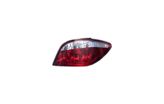 Set of taillights suitable for Peugeot 307 2001-2005 excl. CC/SW/Break - Red/Clear DL PER47 AutoStyle