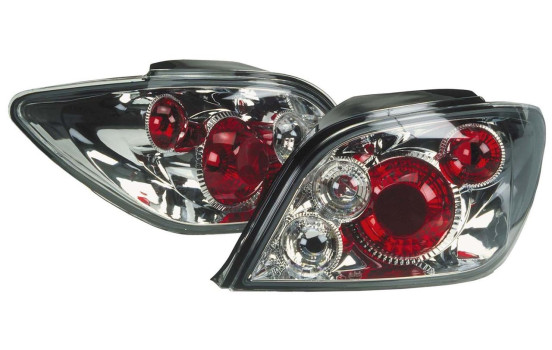 Set of taillights suitable for Peugeot 307 excl. Break/SW - Chrome DL PER05 AutoStyle