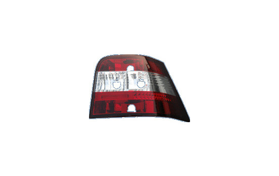 Set of taillights suitable for Volkswagen Golf IV 1998-2003 excl. Variant - Red/Clear DL VWR74 AutoStyle