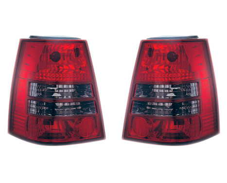 Set of taillights suitable for Volkswagen Golf IV/Bora Variant 1998-2004 - Red/Smoke DL VWR53RS AutoStyle