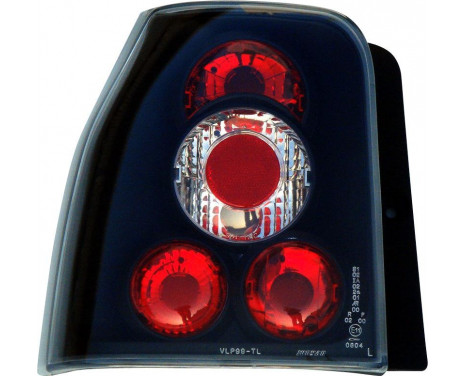 Set of taillights suitable for Volkswagen Lupo & Seat Arosa 1998- - Black DL VWR24J AutoStyle