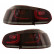 Set R-Look LED Tail lights suitable for Volkswagen Golf VI 2008-2012 excl. Variant - Red / Clear DL VWR95LRCD AutoStyle